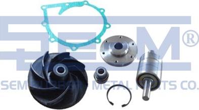 Sem Lastik 13541 - Repair Kit, water pump motal.fi