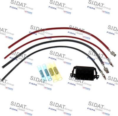 Sidat 405107 - Cable Repair Set, air con. compressor series resistor motal.fi