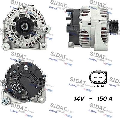 Sidat A12VA0024A2 - Alternator motal.fi