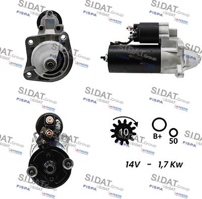 Sidat S12BH0692A2 - Starter motal.fi