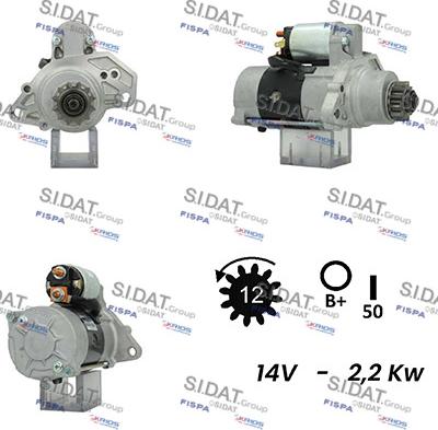 Sidat S12MH0569 - Starter motal.fi