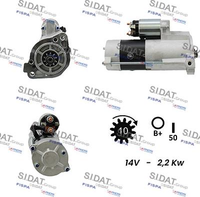 Sidat S12MH0041A2 - Starter motal.fi