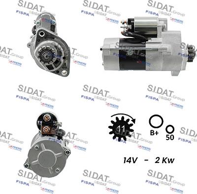 Sidat S12MH0133A2 - Starter motal.fi