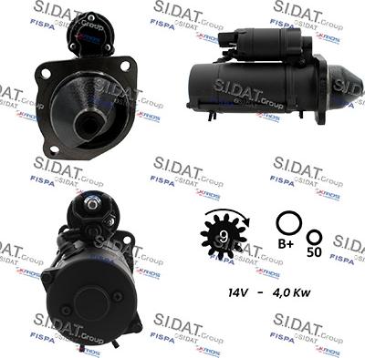 Sidat S12ML0265 - Starter motal.fi