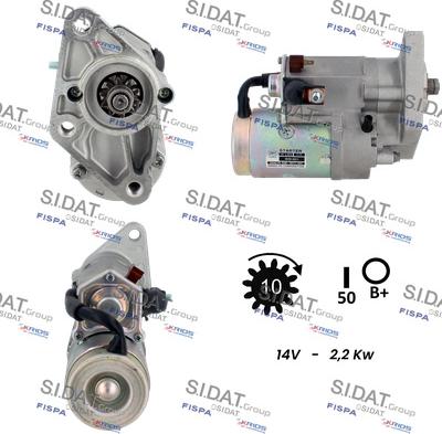 Sidat S12VA0850 - Starter motal.fi