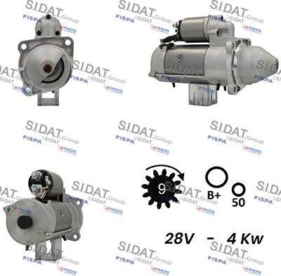 Sidat S24BH0052A2 - Starter motal.fi