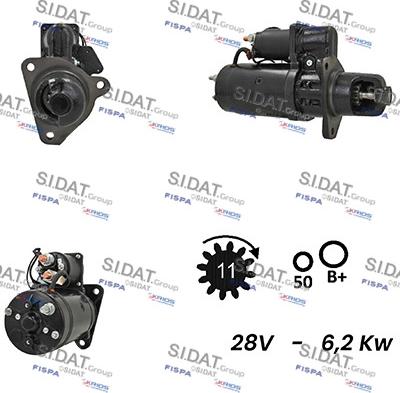 Sidat S24BH0065A2 - Starter motal.fi