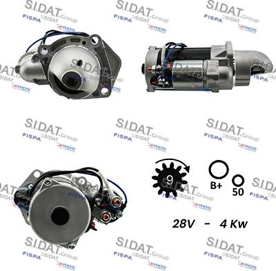 Sidat S24BH0061A2 - Starter motal.fi