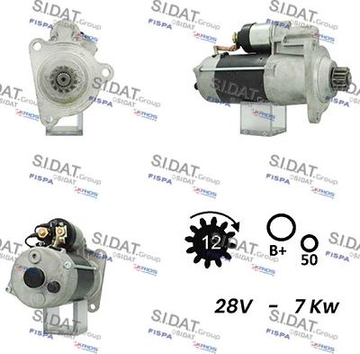 Sidat S24BH0071A2 - Starter motal.fi