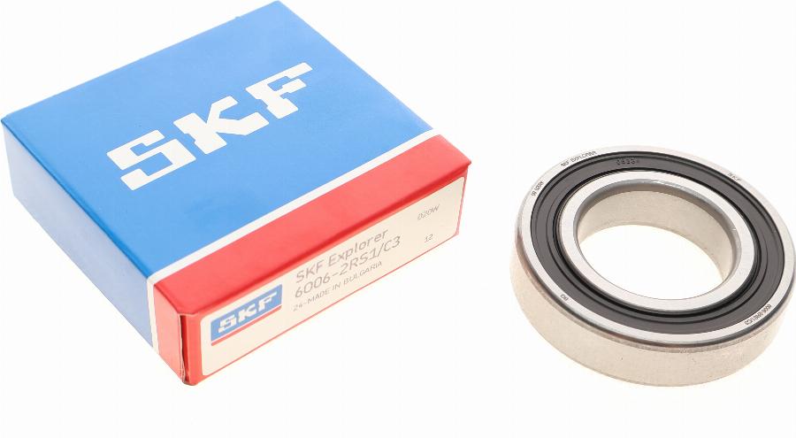 SKF 6006-2RS1/C3 - Propshaft centre bearing support motal.fi