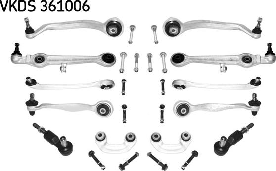 SKF VKDS 361006 - Repair Kit, steering knuckle motal.fi