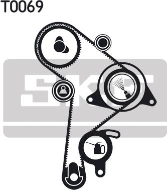 SKF VKMA 01013 - Timing Belt Set motal.fi