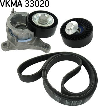 SKF VKMA 33020 - V-Ribbed Belt Set motal.fi