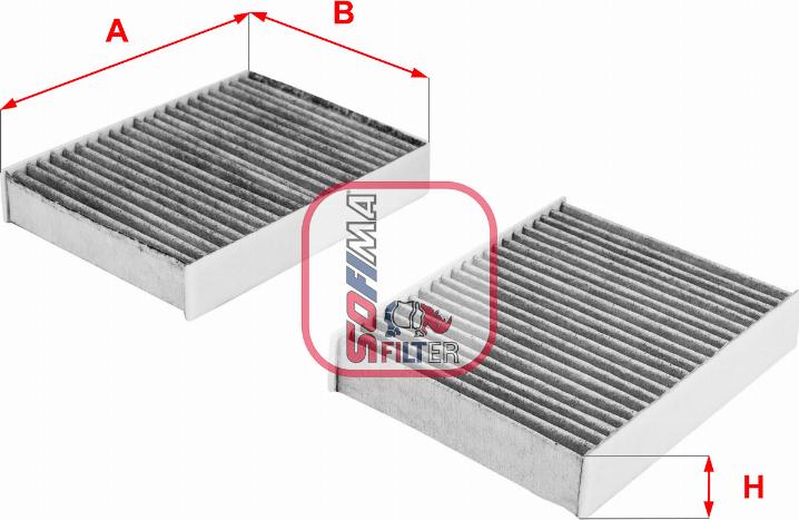 Sofima S 4104 CA - Filter, interior air motal.fi