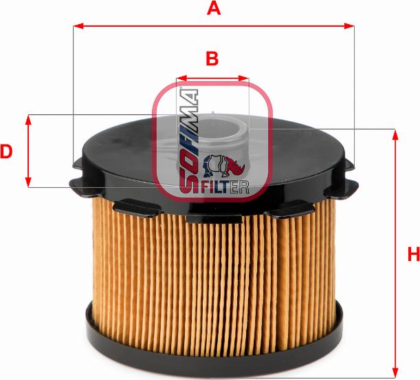 Sofima S 6688 N - Fuel filter motal.fi