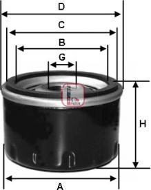 Sofima S 7000 R - Oil Filter motal.fi