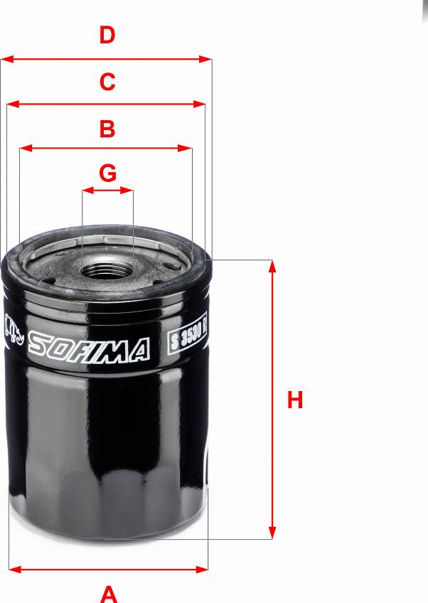 Sofima S 3530 R - Oil Filter motal.fi