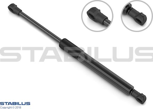 STABILUS 024409 - Gas Spring, bonnet motal.fi