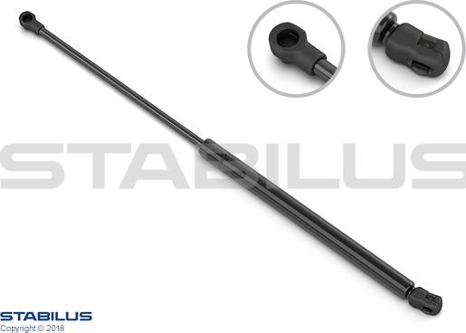 STABILUS 3445FO - Gas Spring, bonnet motal.fi