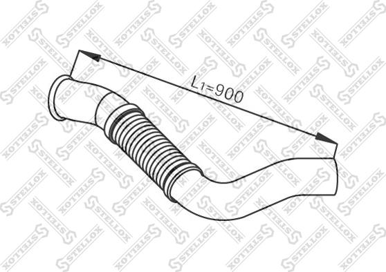 Stellox 82-03722-SX - Exhaust Pipe motal.fi