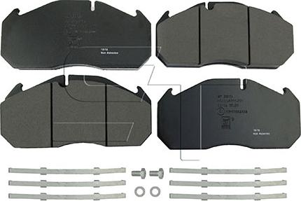 ST-Templin 03.120.8700.771 - Brake Pad Set, disc brake motal.fi