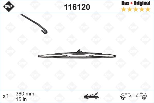 SWF 116120 - Wiper Blade motal.fi