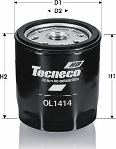 Tecneco Filters OL1414 - Oil Filter motal.fi