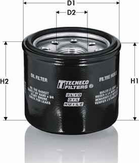 Tecneco Filters OL218-J - Oil Filter motal.fi