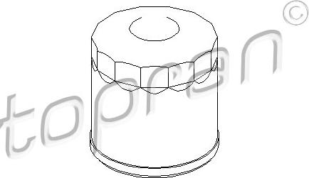 Topran 207 483 - Oil Filter motal.fi