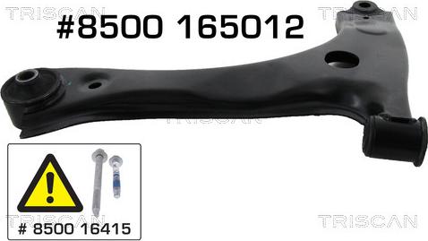 Triscan 8500 165012 - Track Control Arm motal.fi