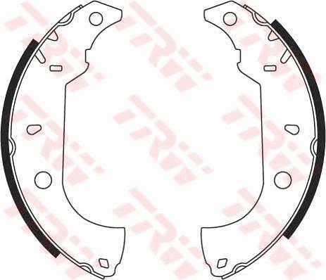 TRW GS8614 - Brake Shoe Set motal.fi