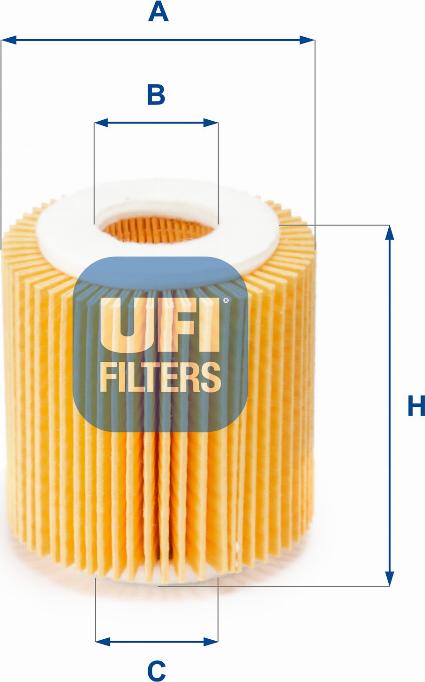 UFI 25.056.00 - Oil Filter motal.fi