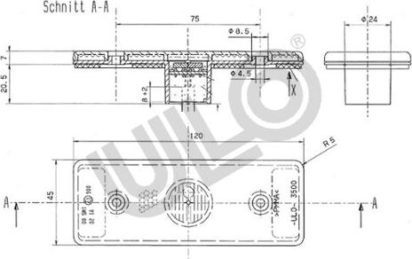 ULO 5615-35 - Side Marker Light motal.fi