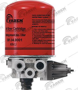 VADEN ORIGINAL 301.02.0016 - Air Dryer, compressed-air system motal.fi