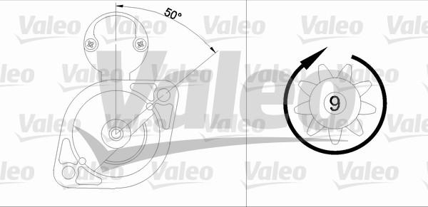 Valeo 455908 - Starter motal.fi