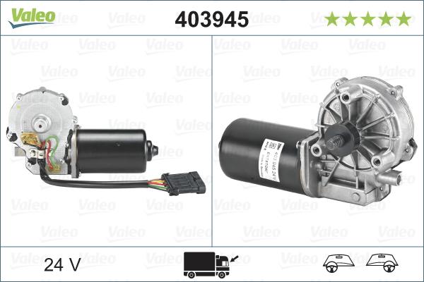 Valeo 403945 - Wiper Motor motal.fi