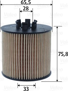 Valeo 586598 - Oil Filter motal.fi