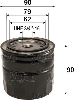 Valeo 586088 - Oil Filter motal.fi