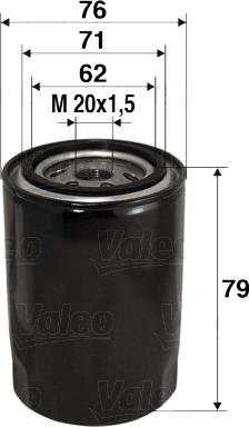 Valeo 586037 - Oil Filter motal.fi