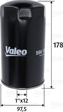 Valeo 586150 - Oil Filter motal.fi