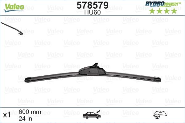 Valeo 578579 - Wiper Blade motal.fi