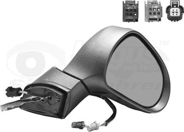 Van Wezel 4029818 - Outside Mirror motal.fi