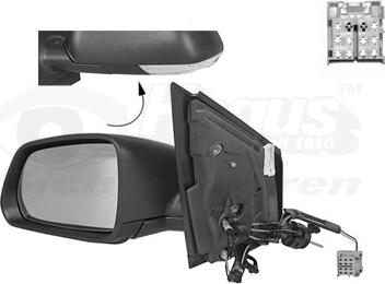 Van Wezel 5828803 - Outside Mirror motal.fi