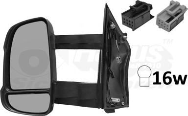 Van Wezel 1651825 - Outside Mirror motal.fi