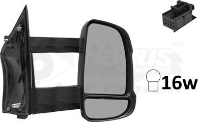 Van Wezel 1651822 - Outside Mirror motal.fi