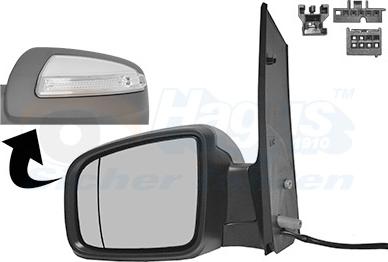 Van Wezel 3081825 - Outside Mirror motal.fi