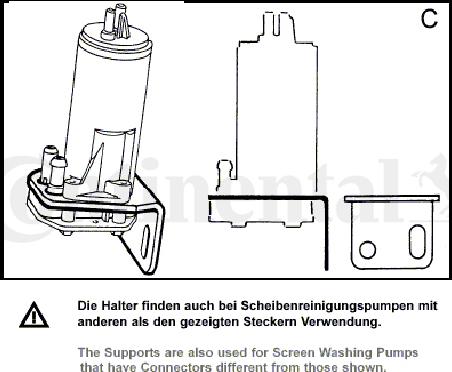 VDO 246-075-024-002Z - Water Pump, window cleaning motal.fi