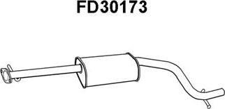 Veneporte FD30173 - Front Silencer motal.fi