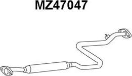 Veneporte MZ47047 - Front Silencer motal.fi