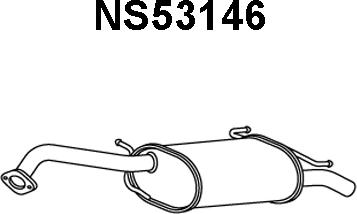 Veneporte NS53146 - End Silencer motal.fi